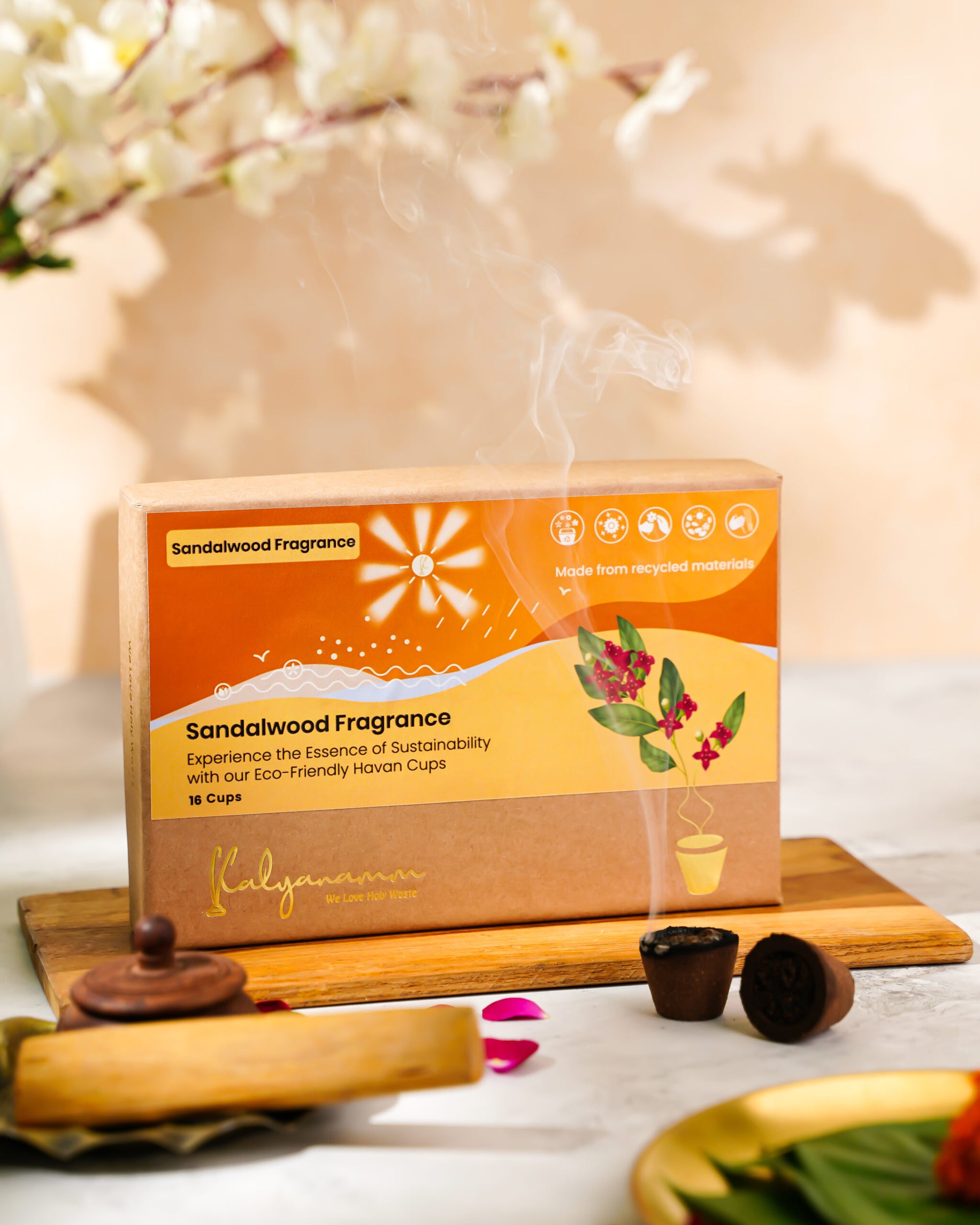 Havan Cups Sandalwood Fragrance